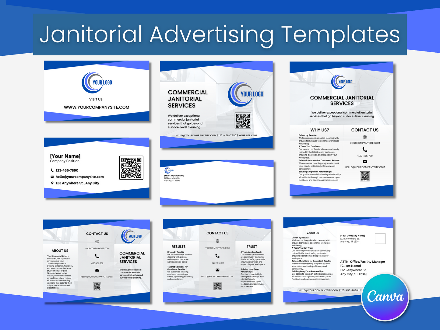 Janitorial Advertising Templates 1