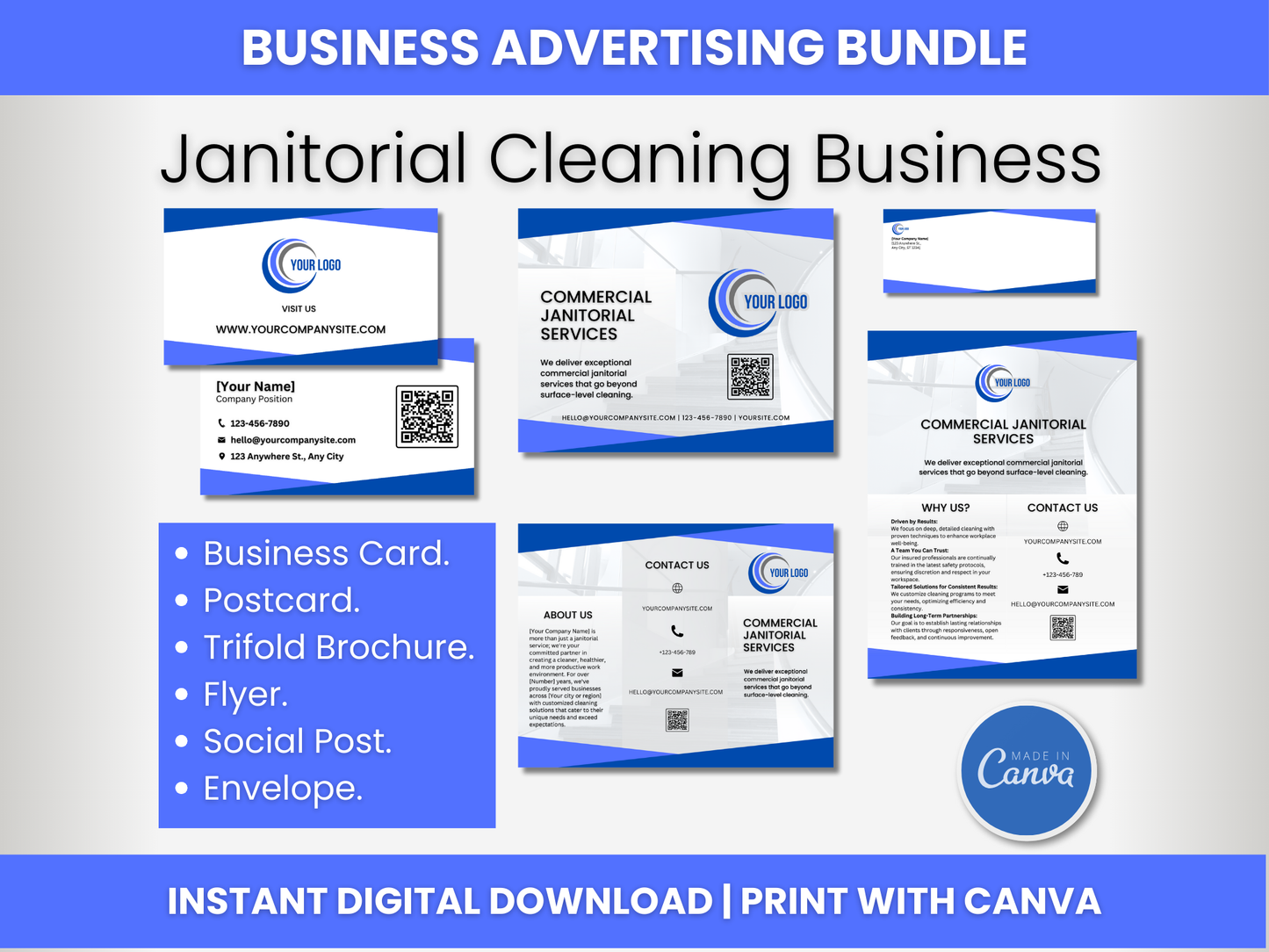 Janitorial Advertising Templates 1