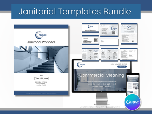 Janitorial Templates Bundle 3