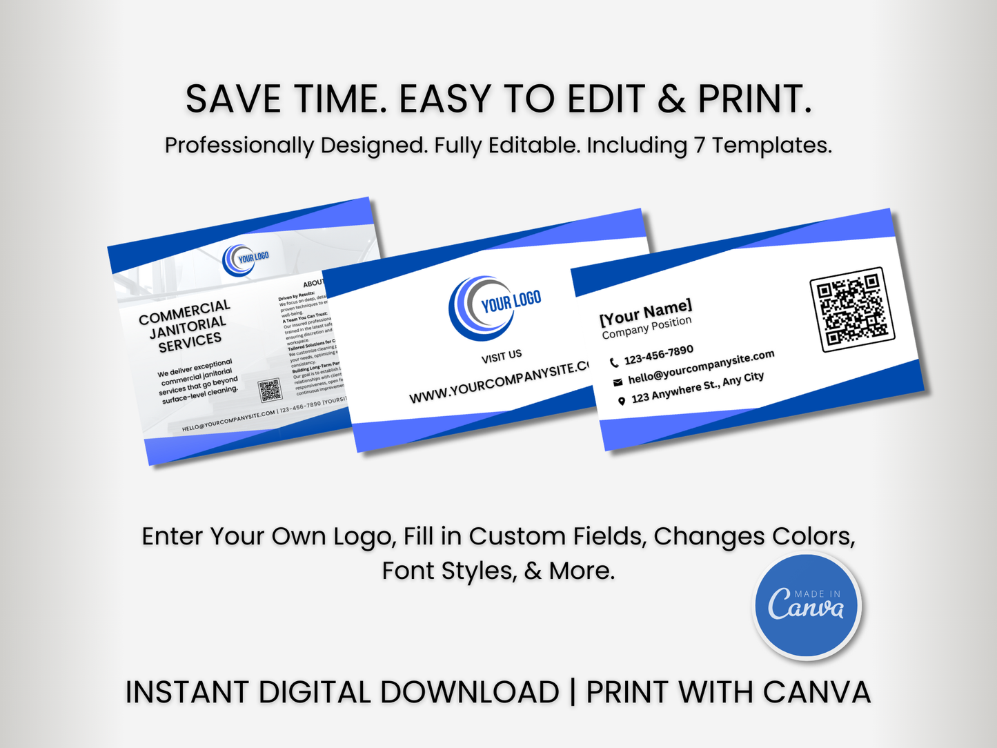 Janitorial Advertising Templates 1