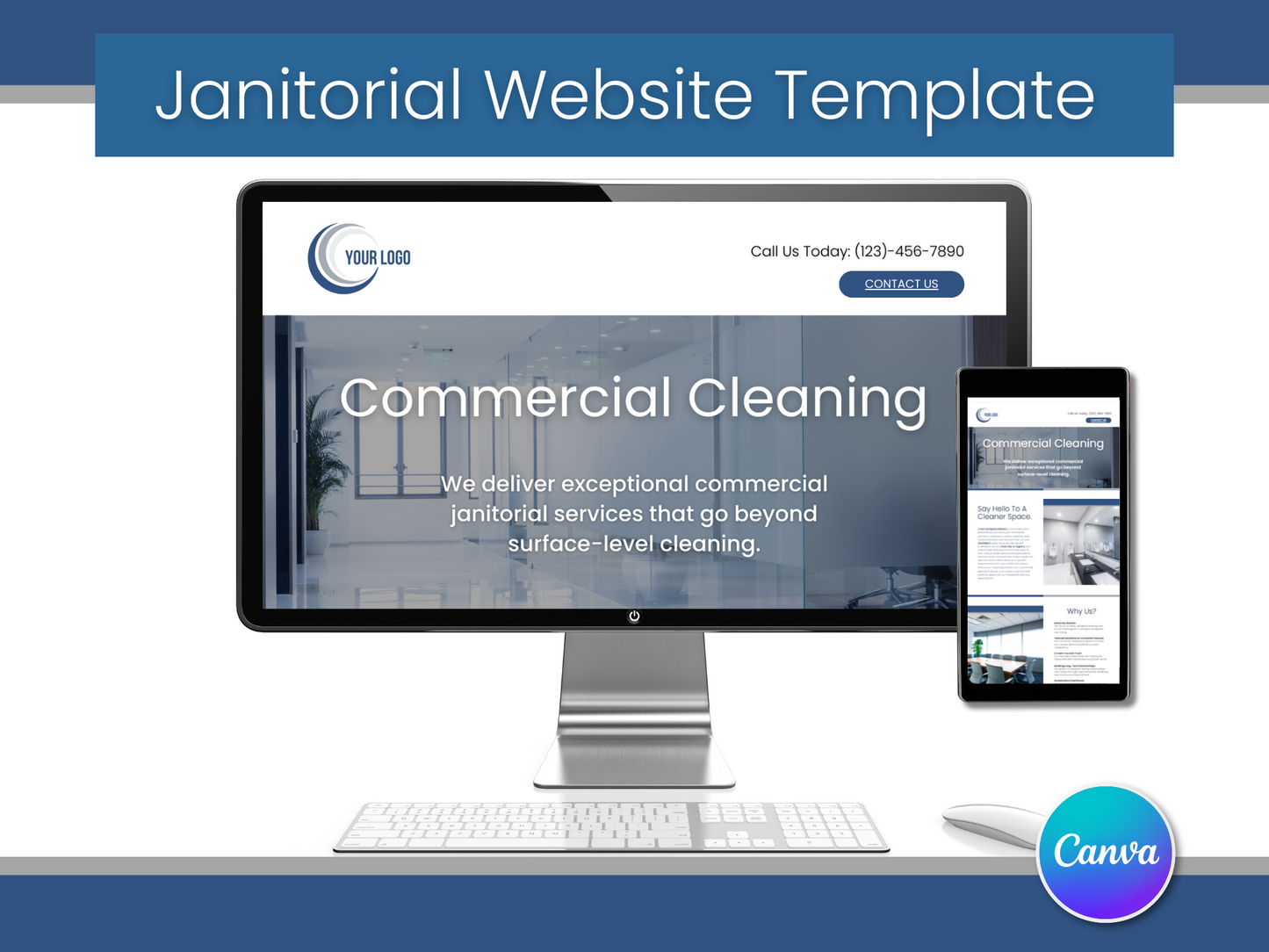 Janitorial Website Template 3