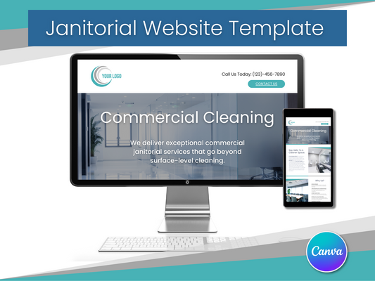 Janitorial Website Template 5