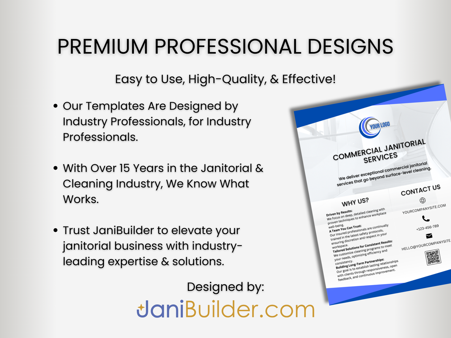 Janitorial Advertising Templates 1