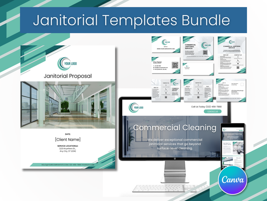 Janitorial Templates Bundle 7