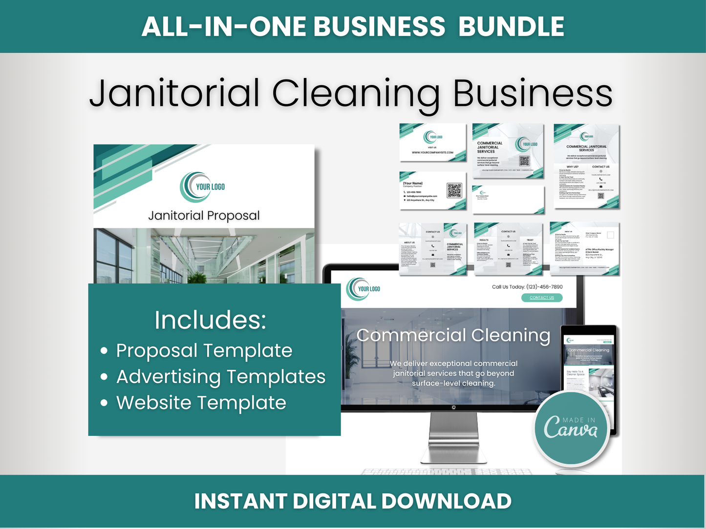 Janitorial Templates Bundle 7