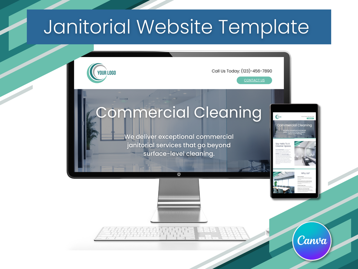 Janitorial Website Template 7