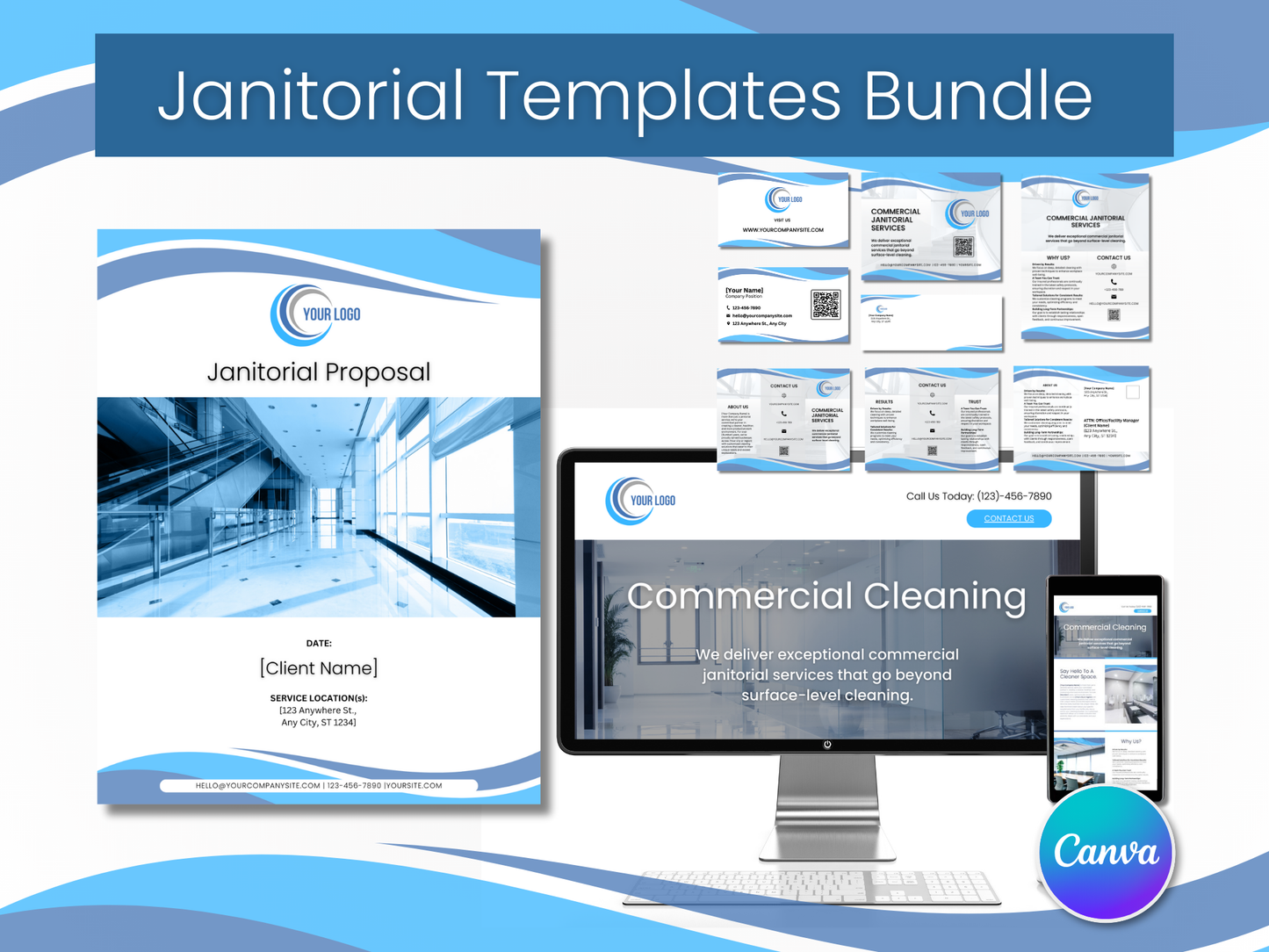 Janitorial Templates Bundle 8