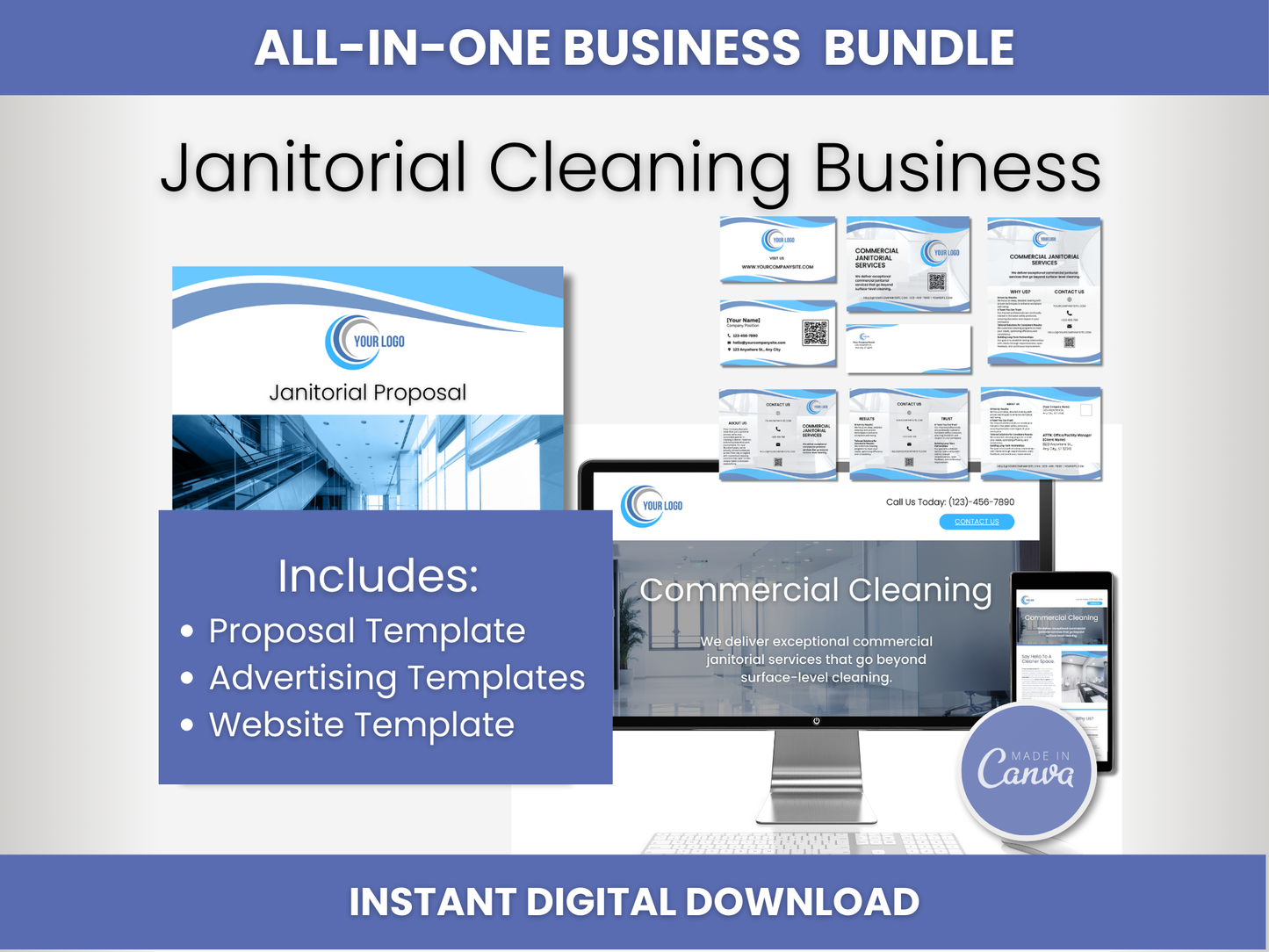 Janitorial Templates Bundle 8