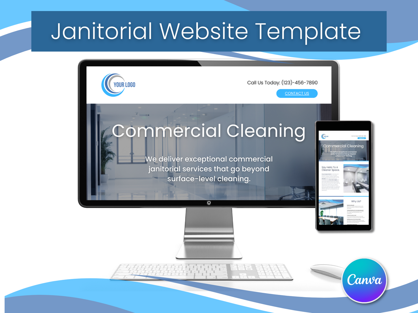 Janitorial Website Template 8