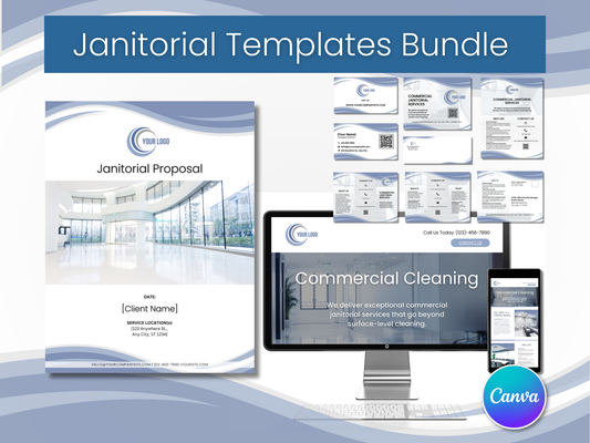 Janitorial Templates Bundle 9