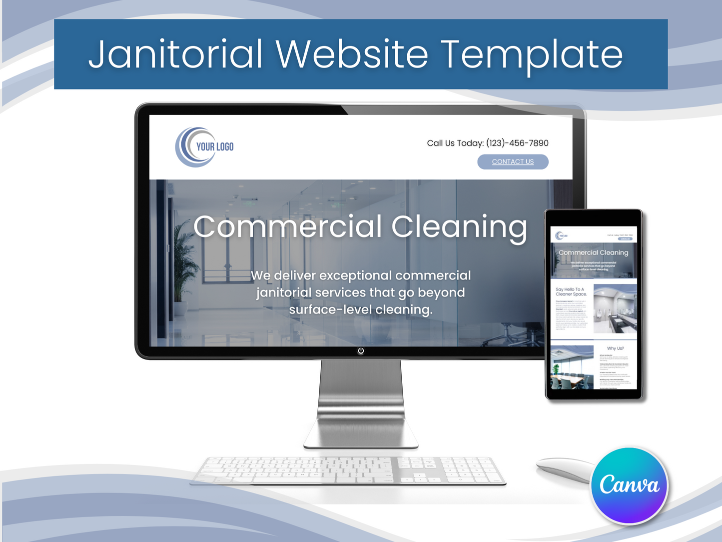 Janitorial Website Template 9