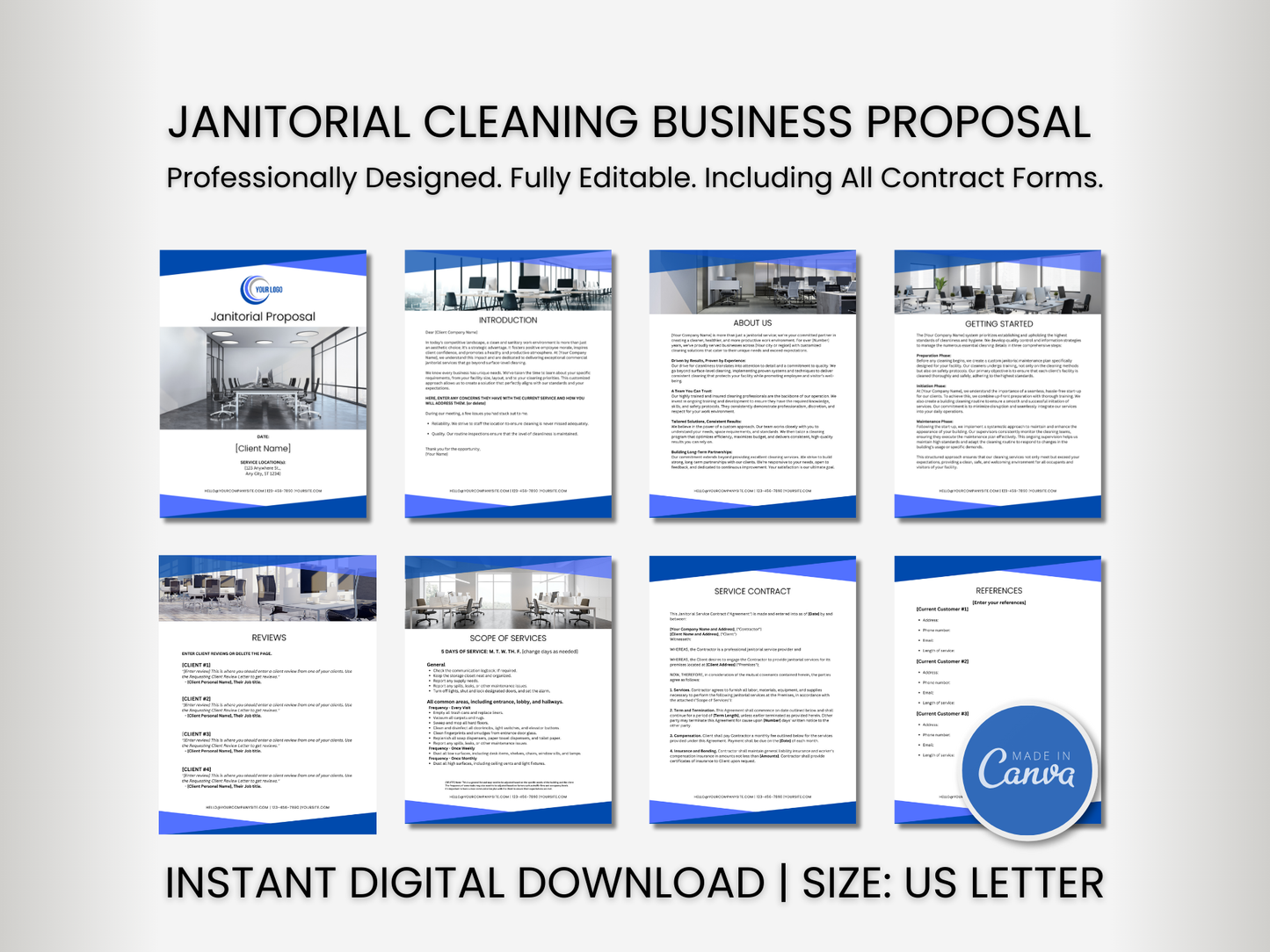 Janitorial Proposal Template 1