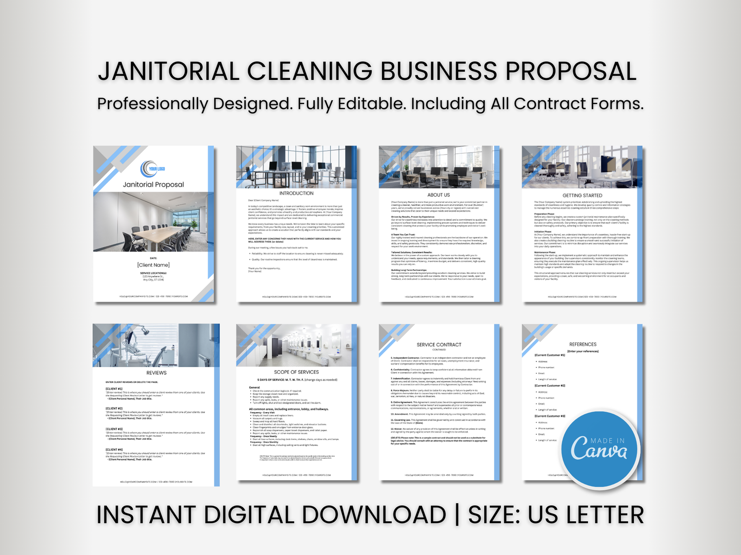 Janitorial Proposal Template 14