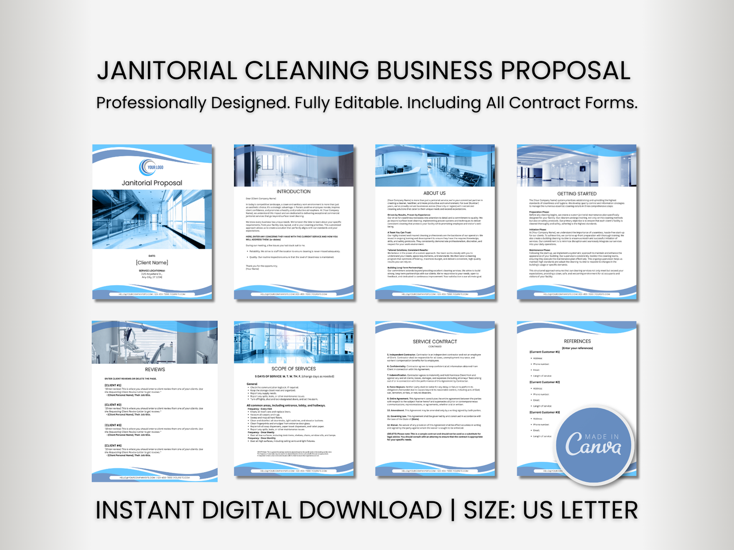 Janitorial Proposal Template 8