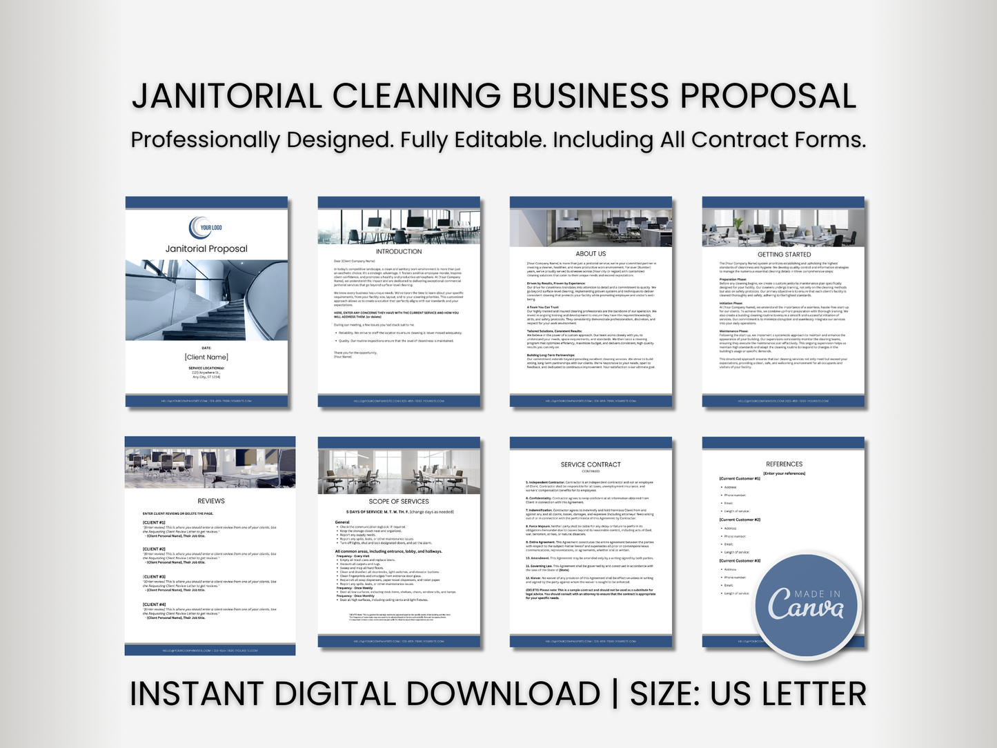 Janitorial Proposal Template 3