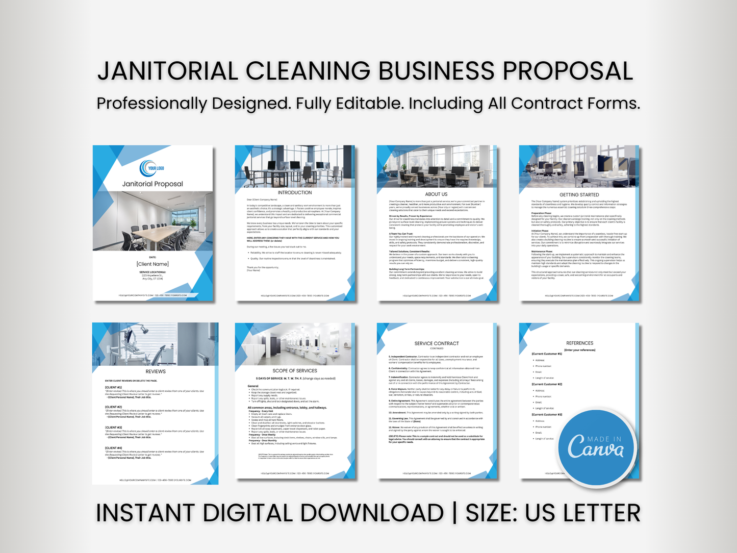 Janitorial Proposal Template 11