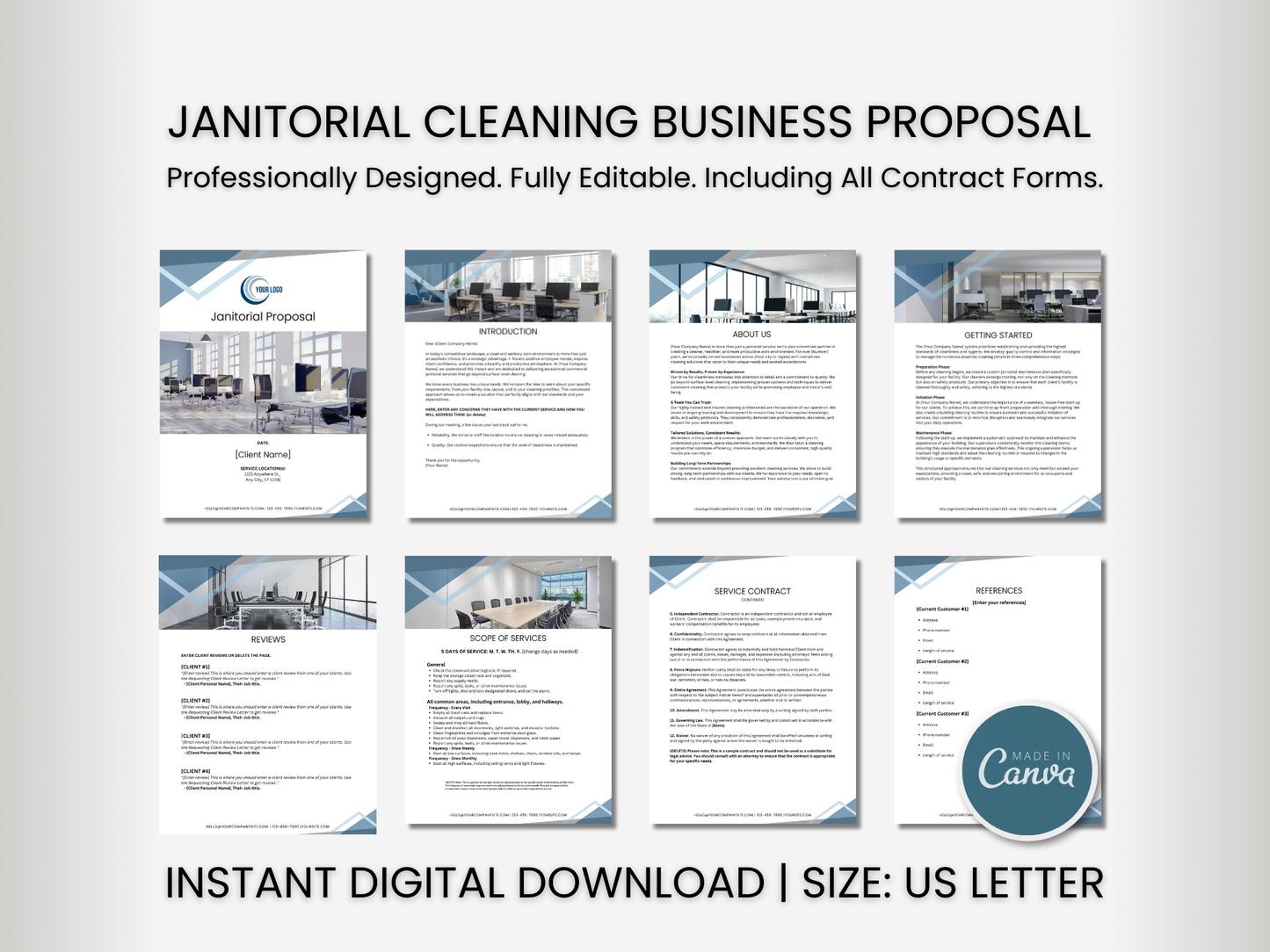 Janitorial Proposal Template 13