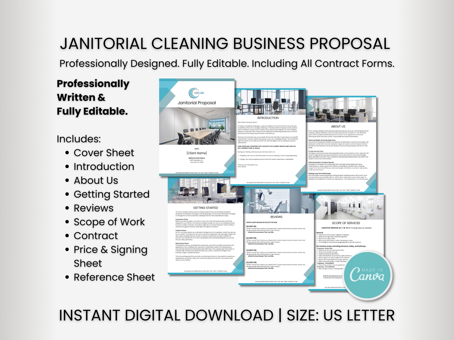 Janitorial Proposal Template 15