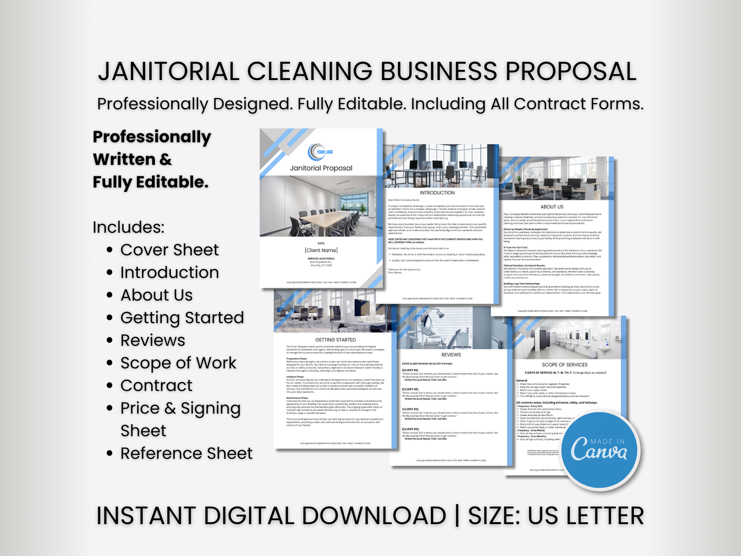 Janitorial Proposal Template 14