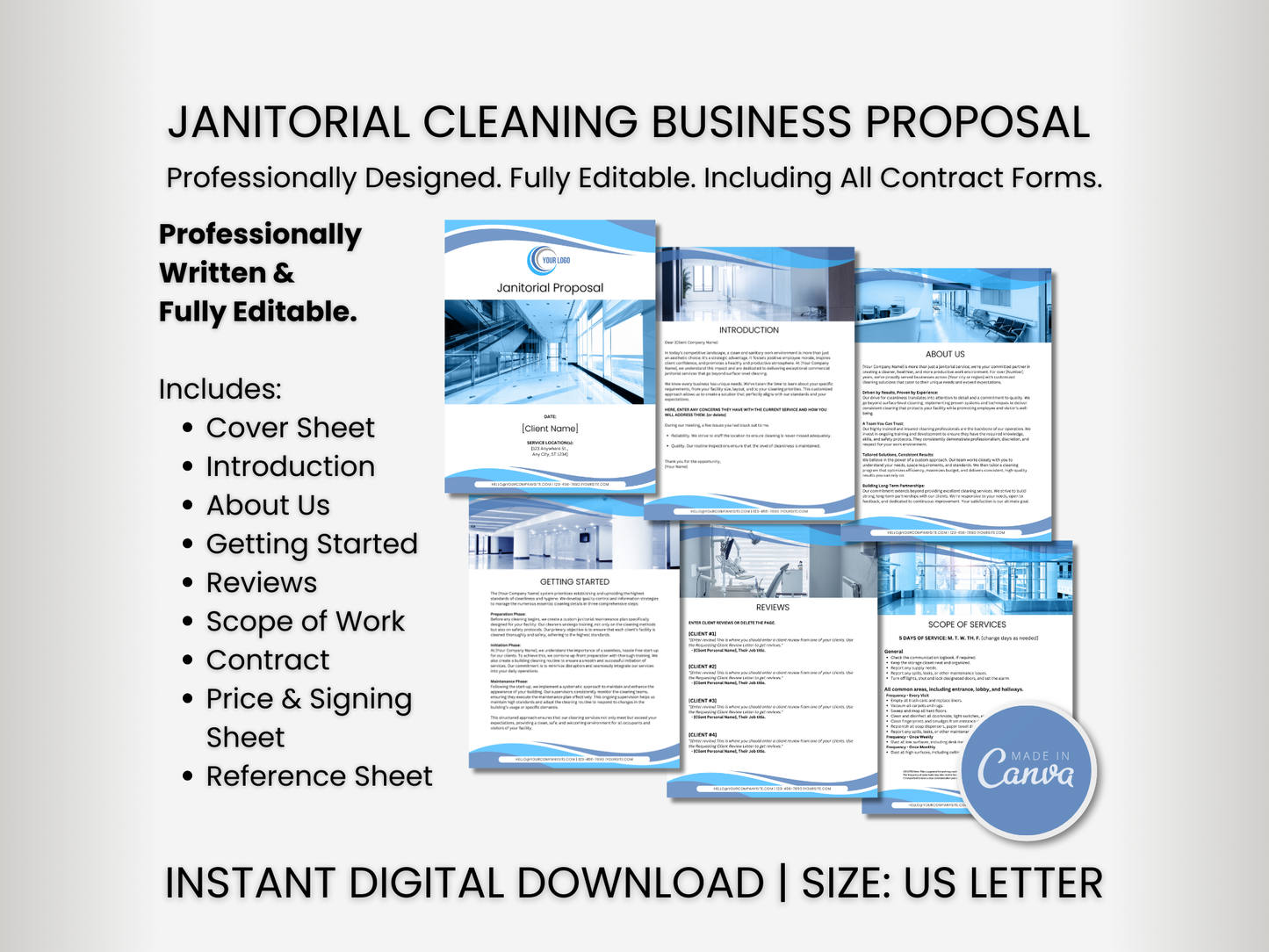 Janitorial Proposal Template 8