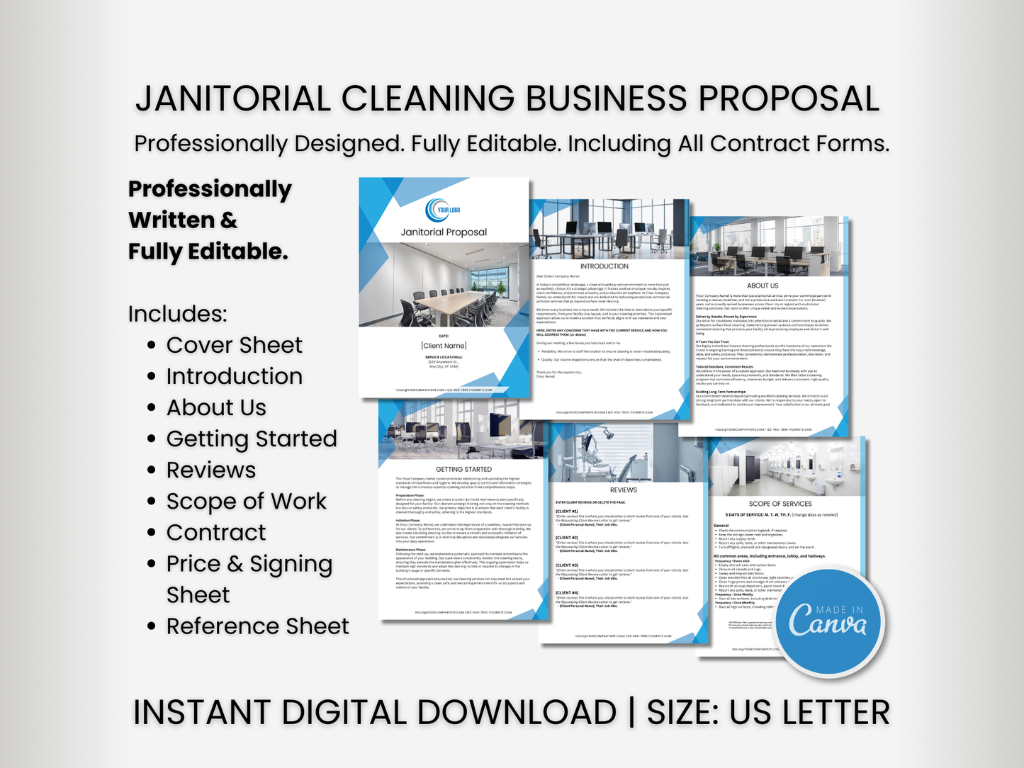 Janitorial Proposal Template 11