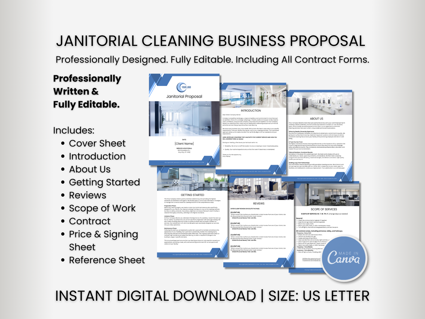 Janitorial Proposal Template 6