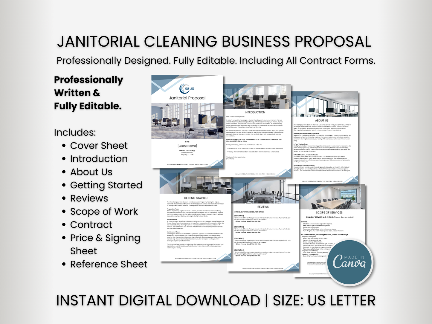 Janitorial Proposal Template 13