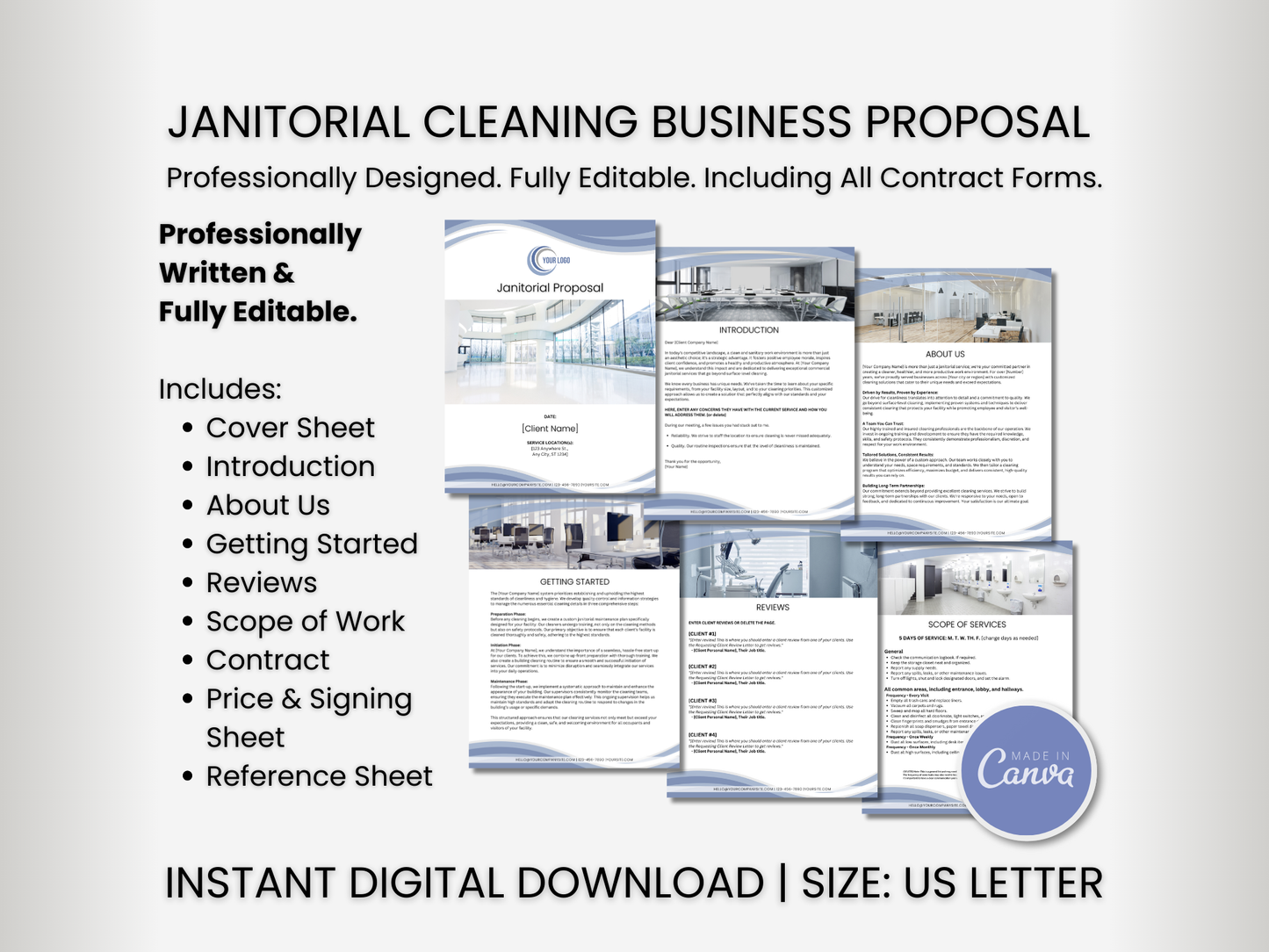 Janitorial Proposal Template 9