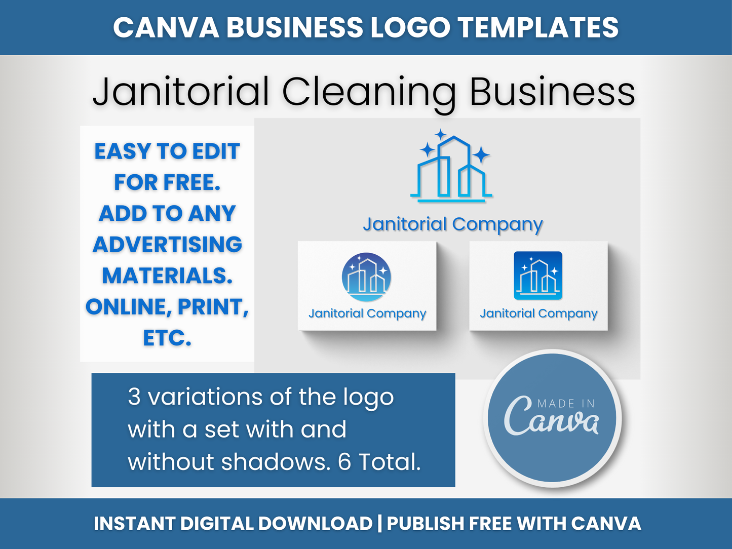 1 Janitorial Logo Templates