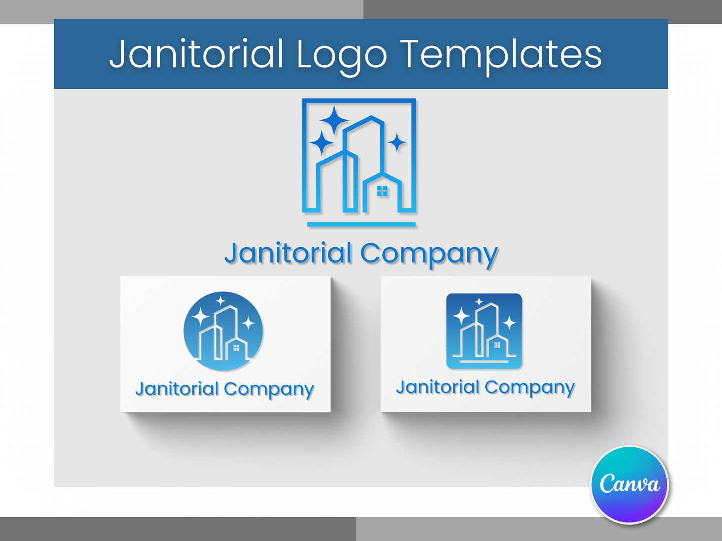 2 Janitorial Logo Templates