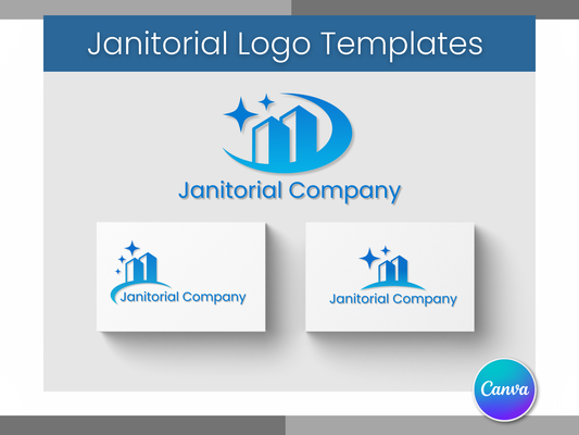 4 Janitorial Logo Templates