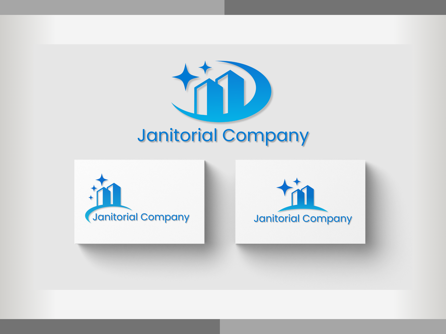 4 Janitorial Logo Templates