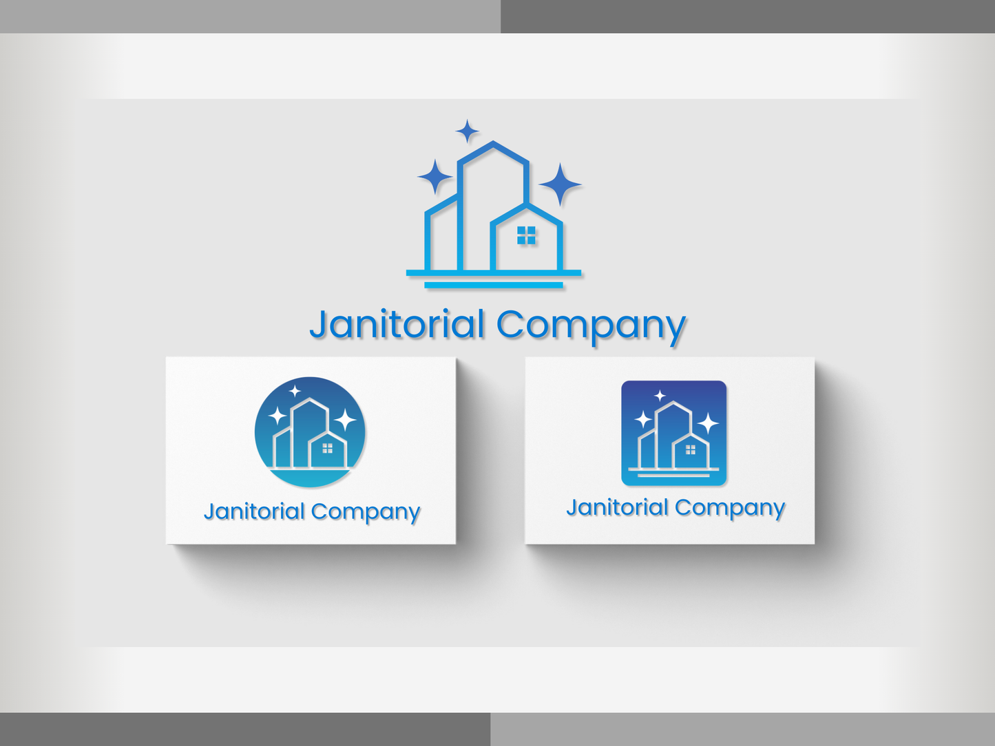 3 Janitorial Logo Templates