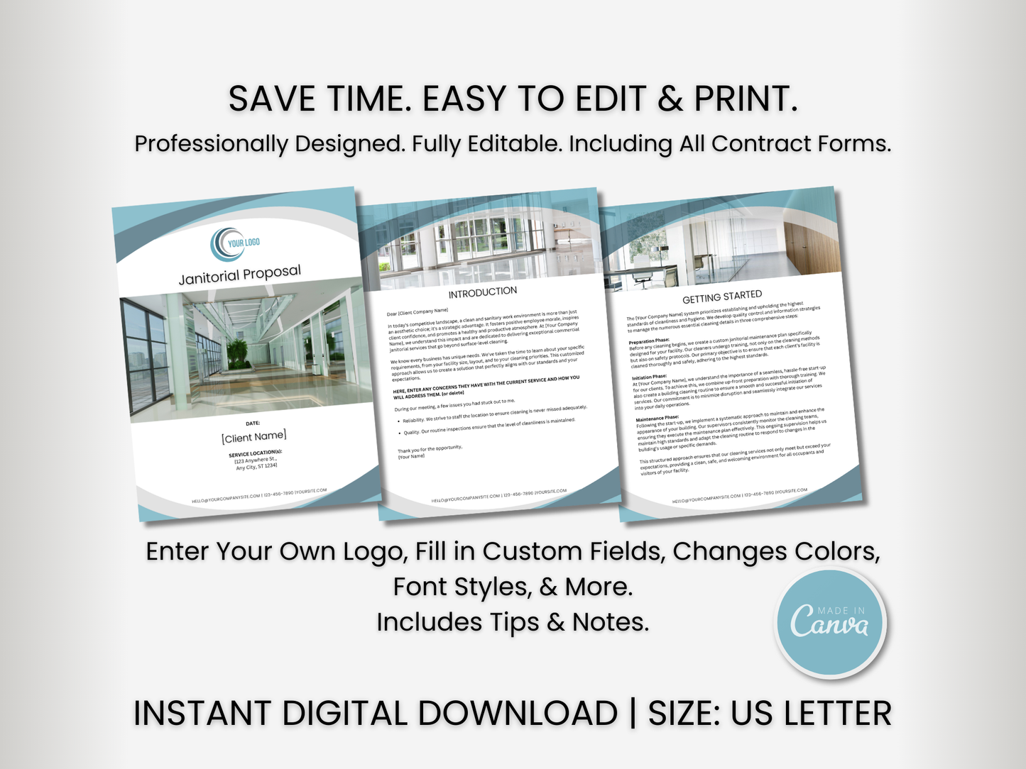 Janitorial Proposal Template 4