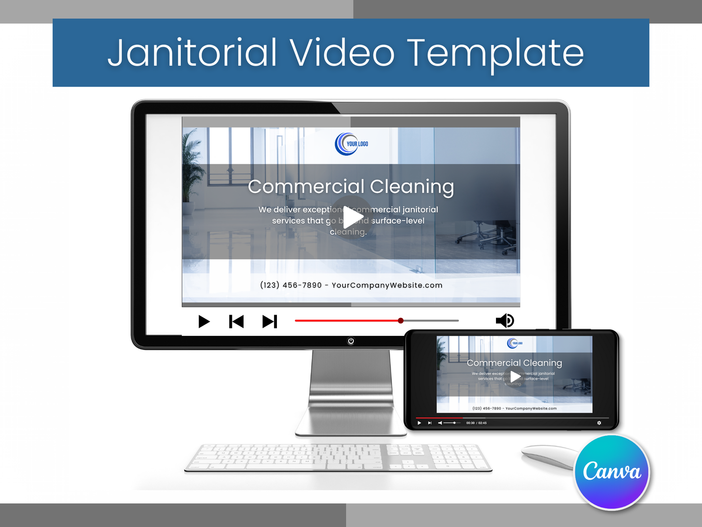 Janitorial Promo Video Template