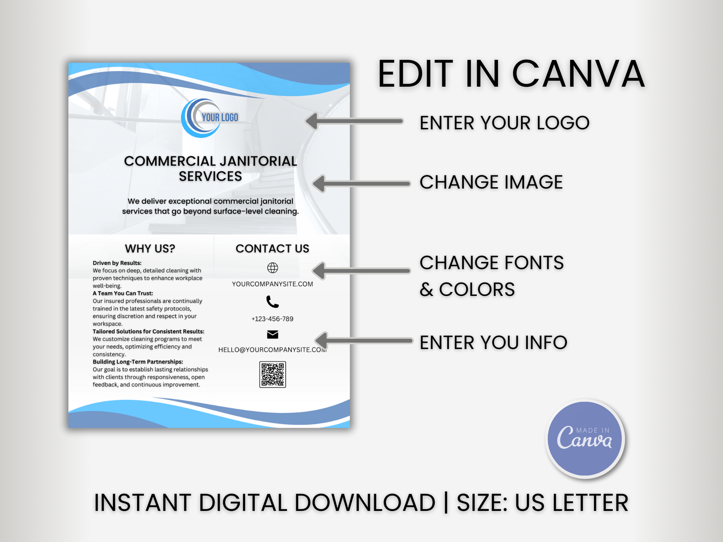 Janitorial Advertising Templates 8