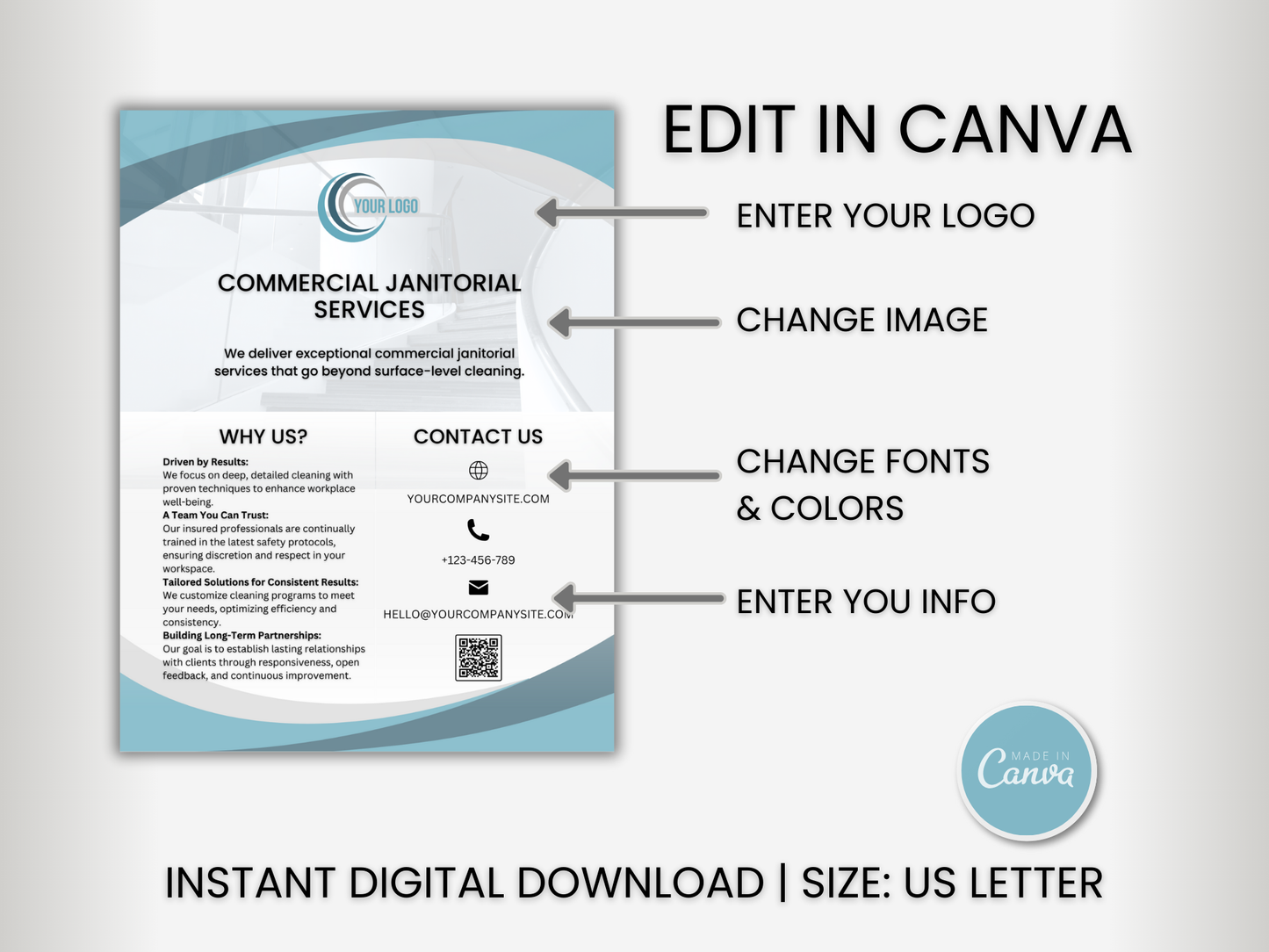 Janitorial Advertising Templates 4