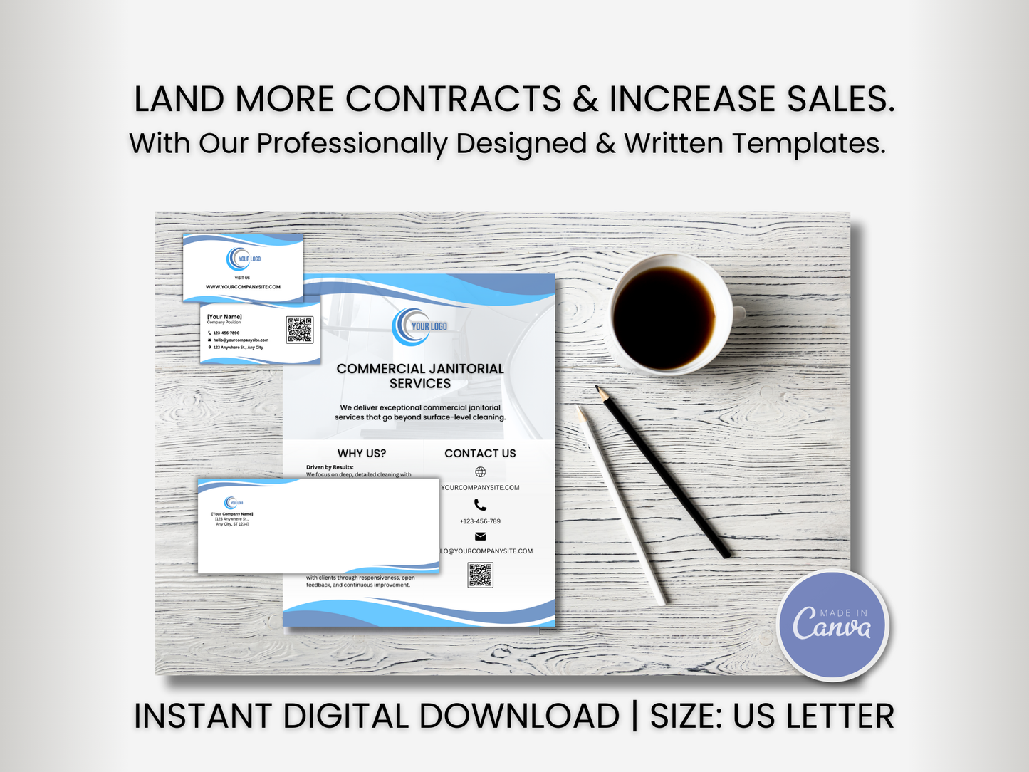 Janitorial Advertising Templates 8