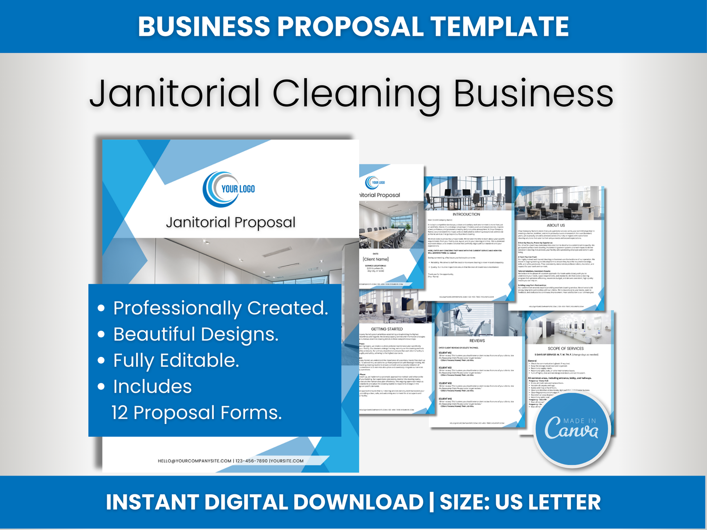 Janitorial Templates Bundle 11