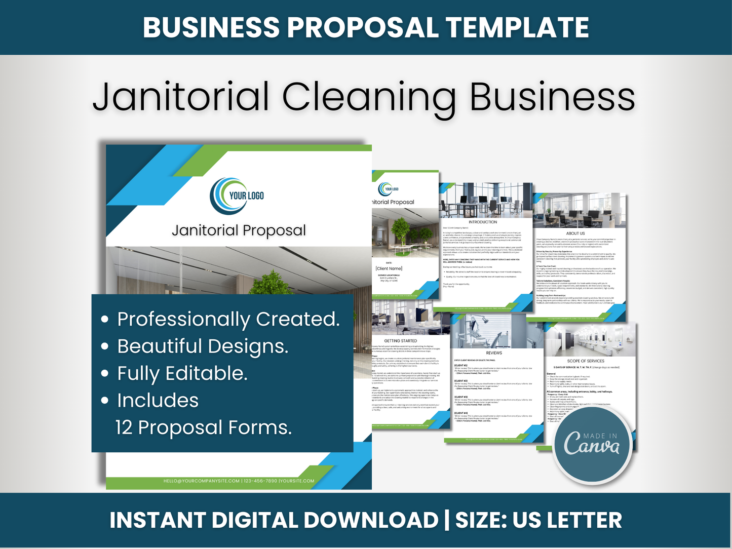 Janitorial Templates Bundle 10