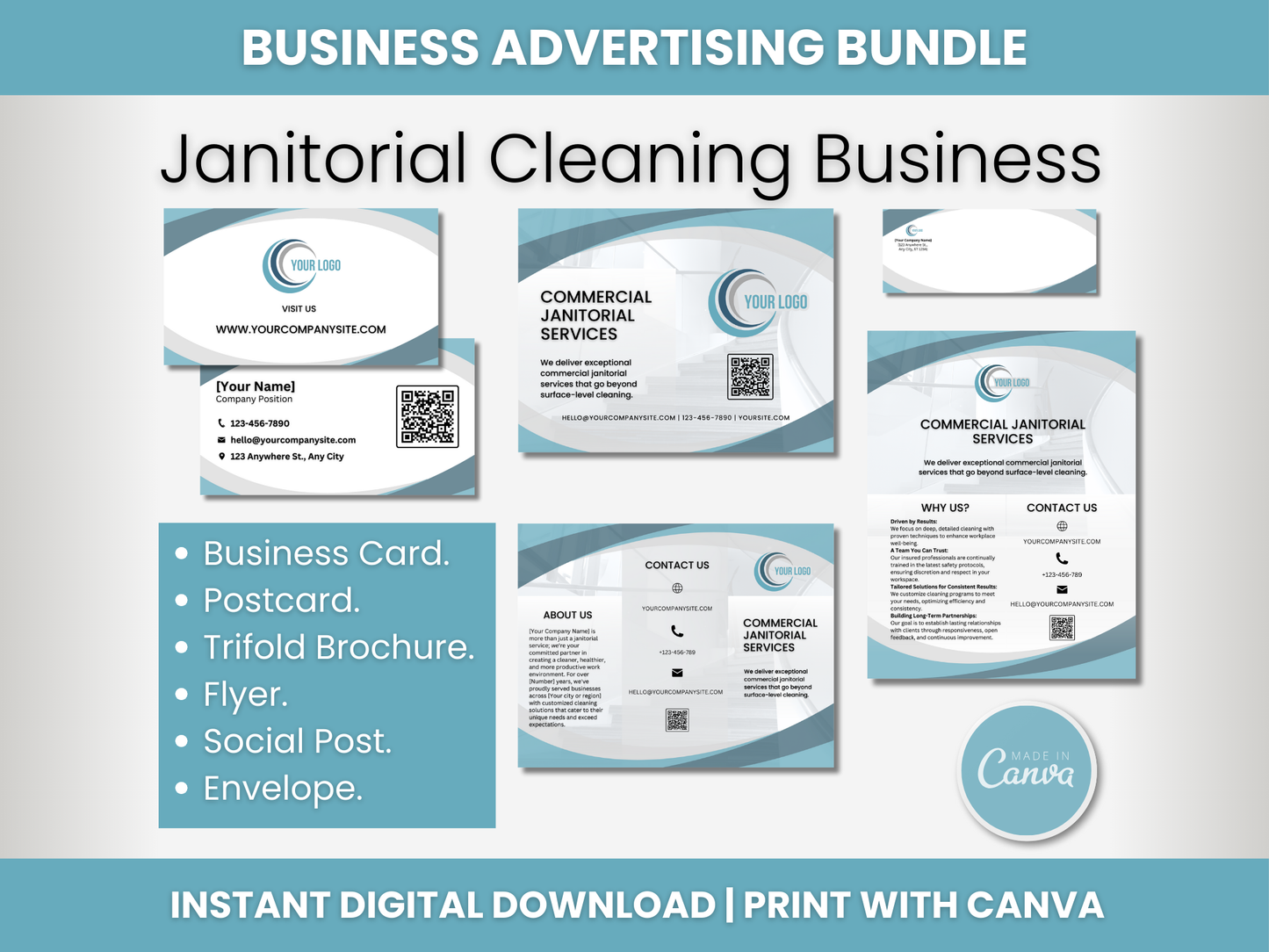 Janitorial Advertising Templates 4