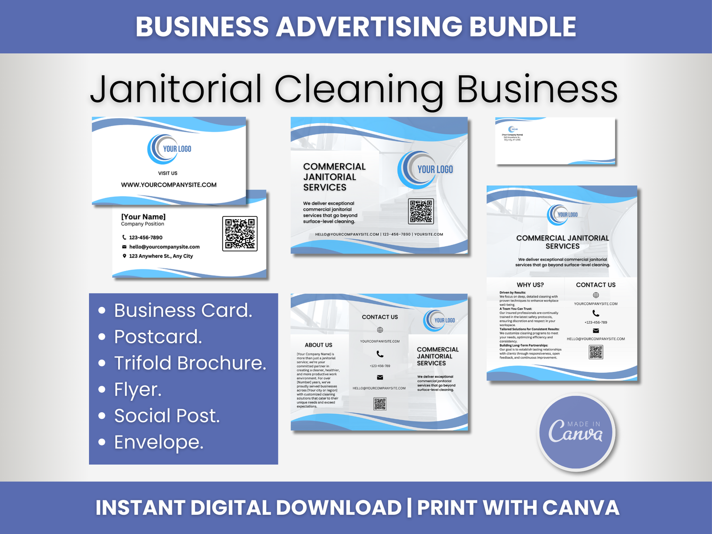 Janitorial Advertising Templates 8