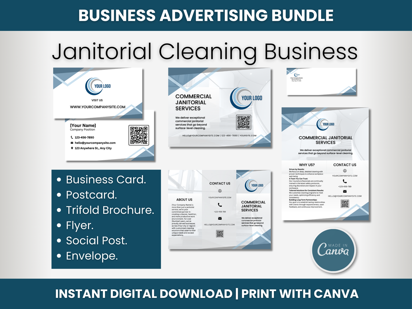 Janitorial Advertising Templates 13