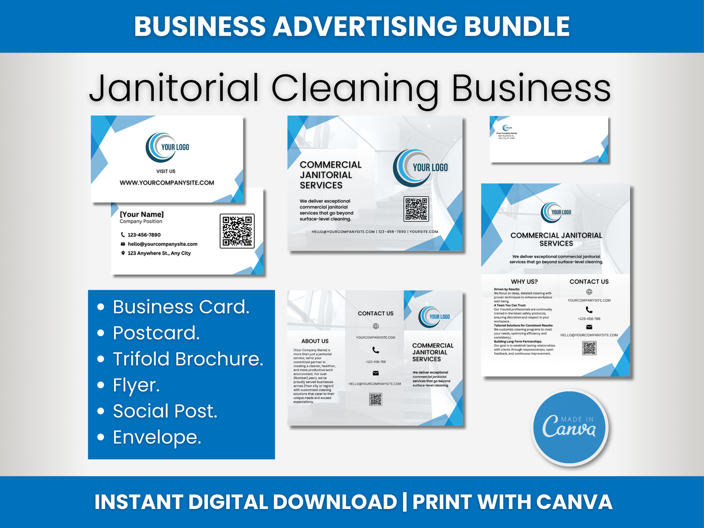 Janitorial Templates Bundle 11