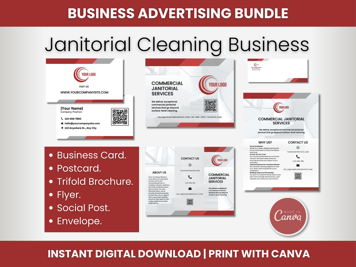 Janitorial Advertising Templates 12