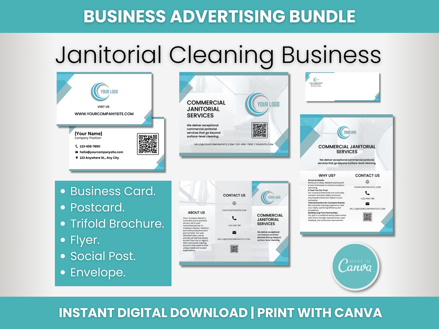 Janitorial Templates Bundle 15