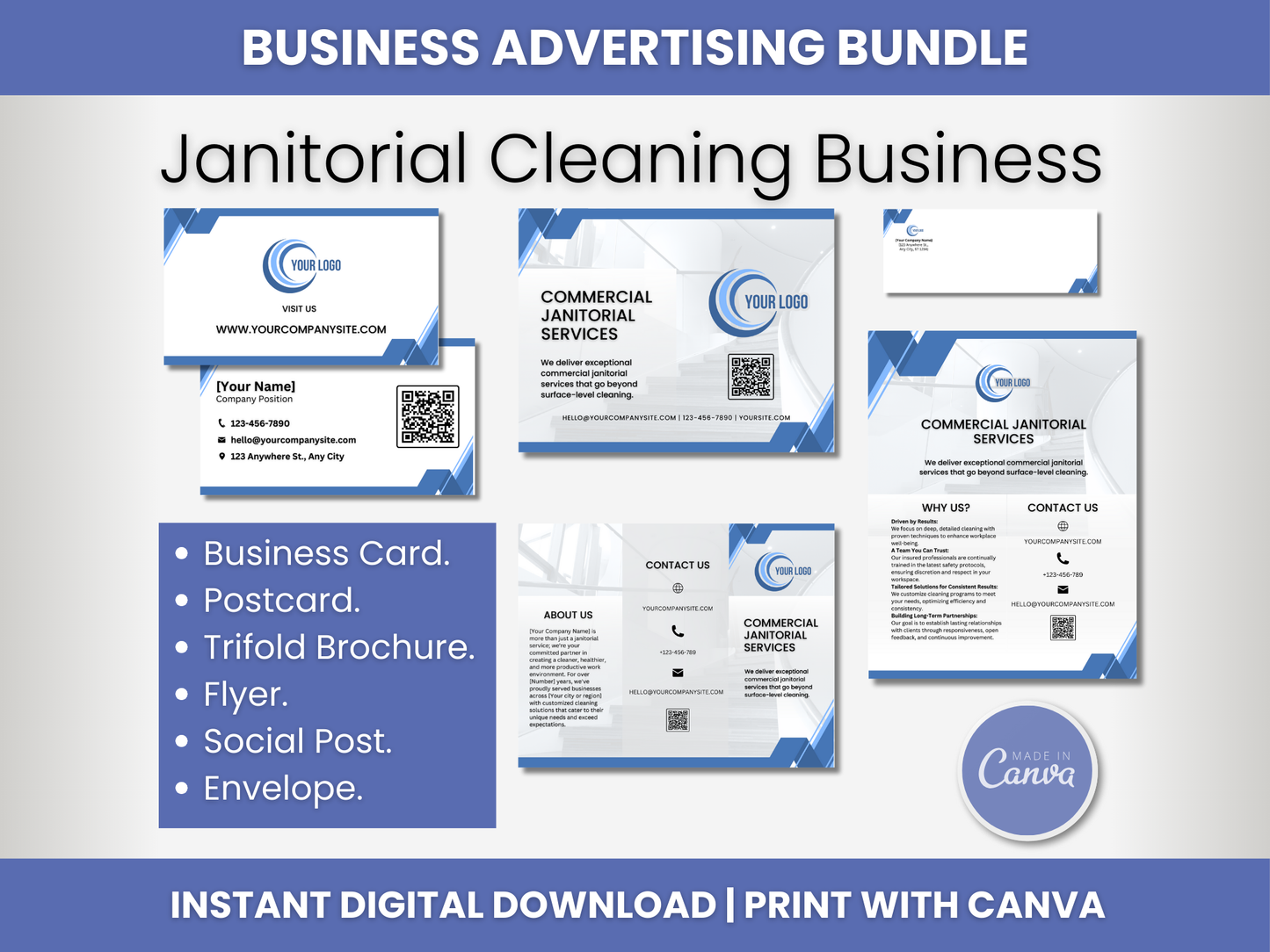 Janitorial Templates Bundle 6