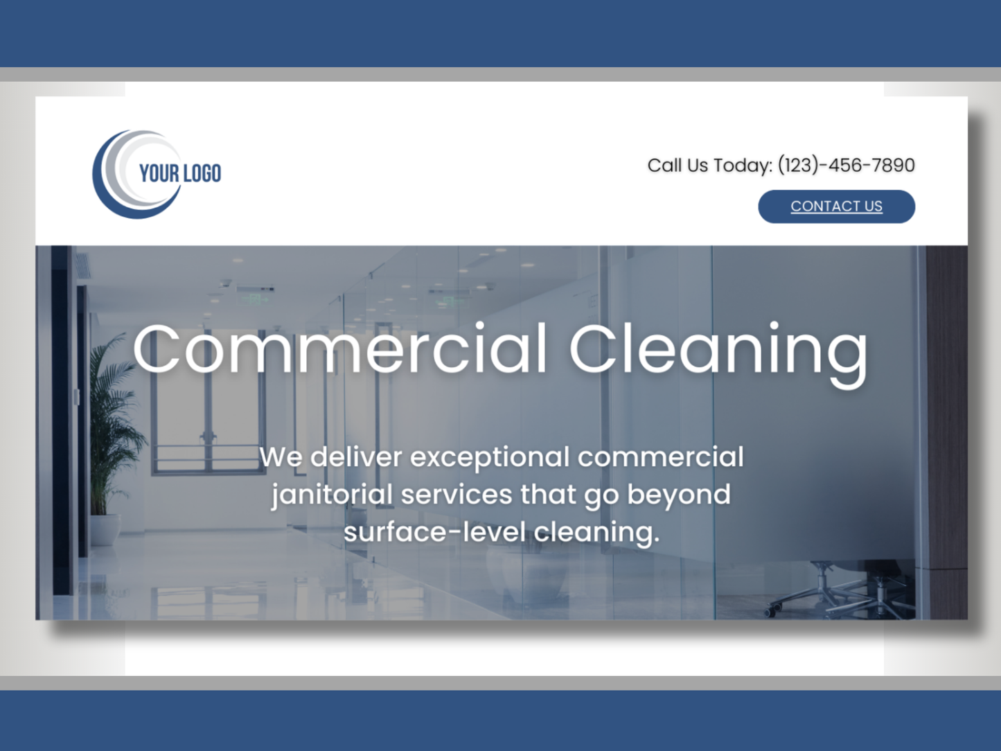 Janitorial Website Template 3