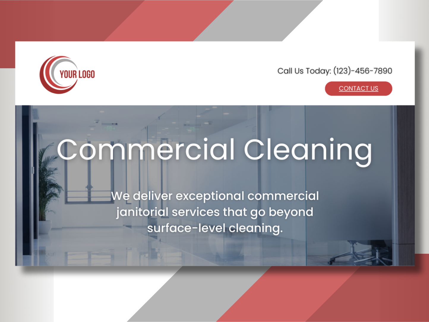 Janitorial Website Template 12