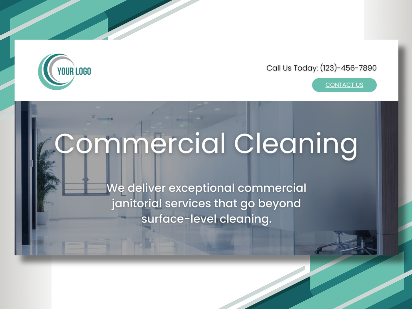 Janitorial Website Template 7